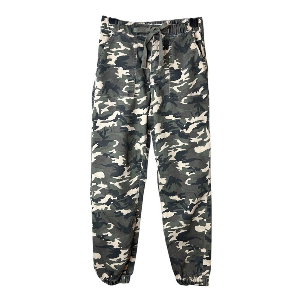 Mica Denim Camouflage High-Rise Utility Joggers